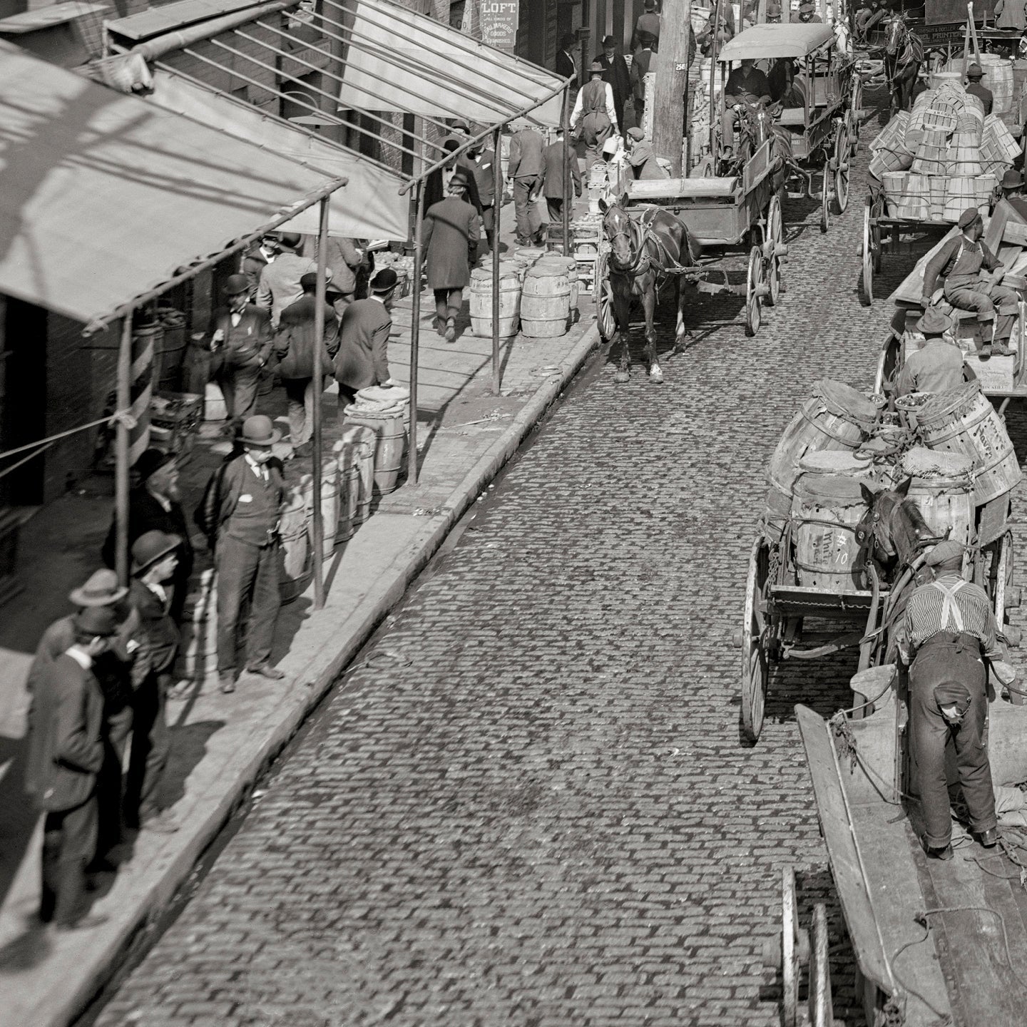 Baltimore, Maryland, Light Street looking North Historical Pix