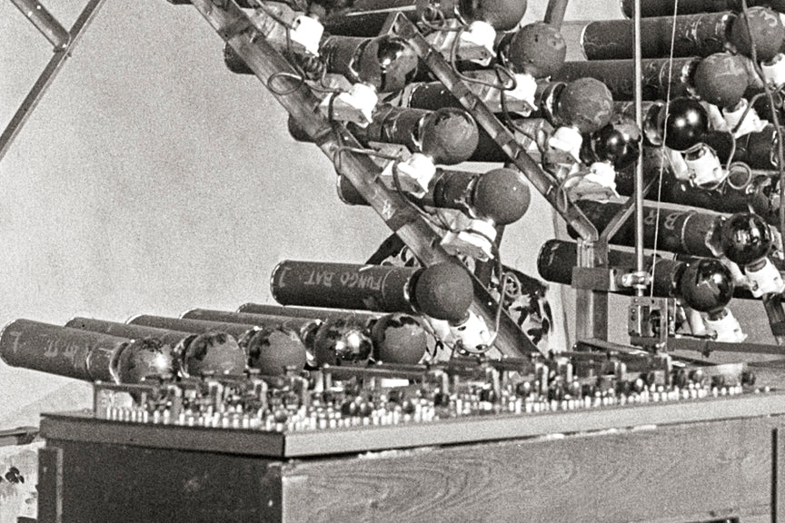 Baseboard Scoreboard Photo Invention, 1924 - Historical Pix