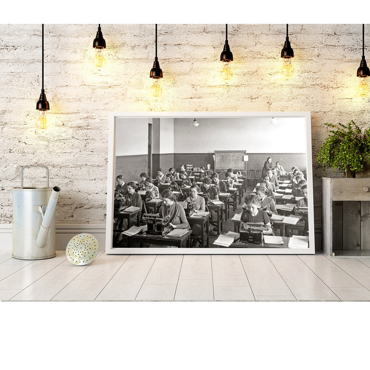 Bethesda Maryland, Chevy Chase High School Typing Class, 1935 Historical Pix