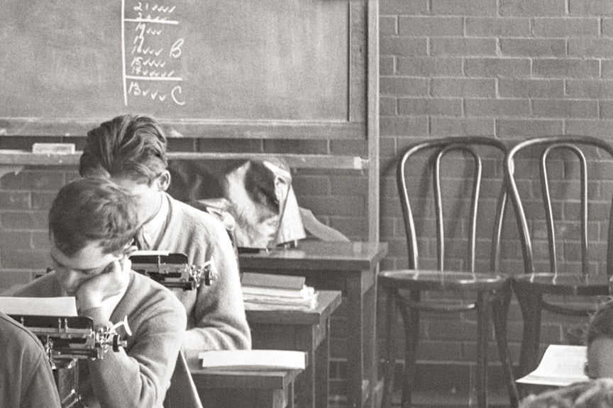 Bethesda Maryland, Chevy Chase High School Typing Class, 1935 Historical Pix
