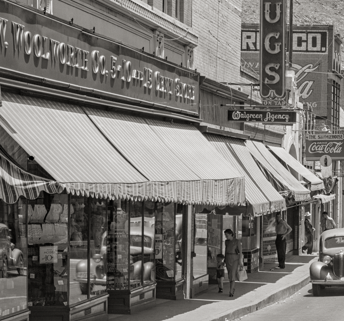 Bisbee Arizona, Main Street, Taken in 1940, Russell Lee Historical Pix