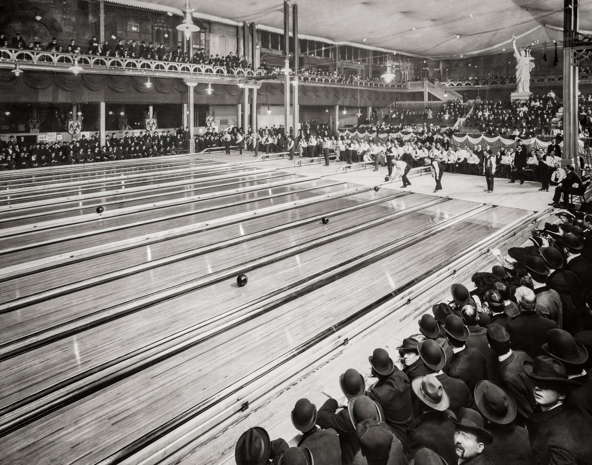 Bowling Tournament, American Bowling Congress, Milwaukee, 1905 Historical Pix