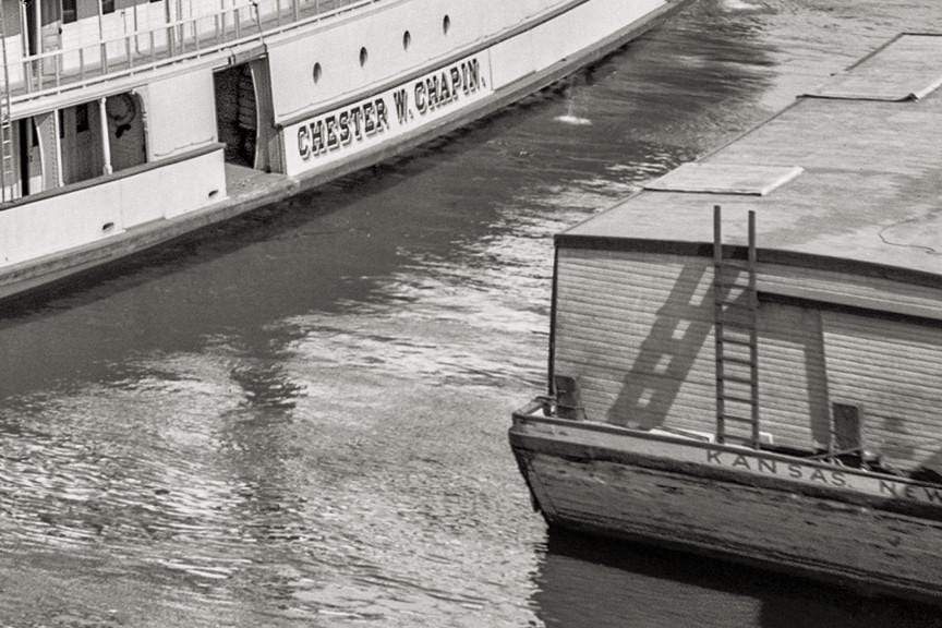 Brooklyn Bridge, Marine Harbor, 1905 Historical Pix