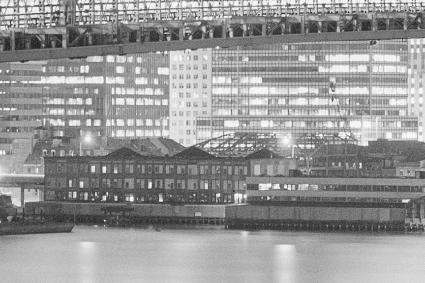 Brooklyn Bridge at Night, 1970s Historical Pix