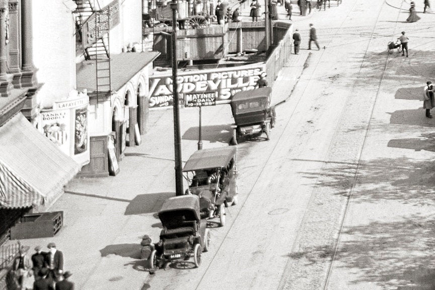 Buffalo NY, Lafayette Square, New York State, 1911 Historical Pix