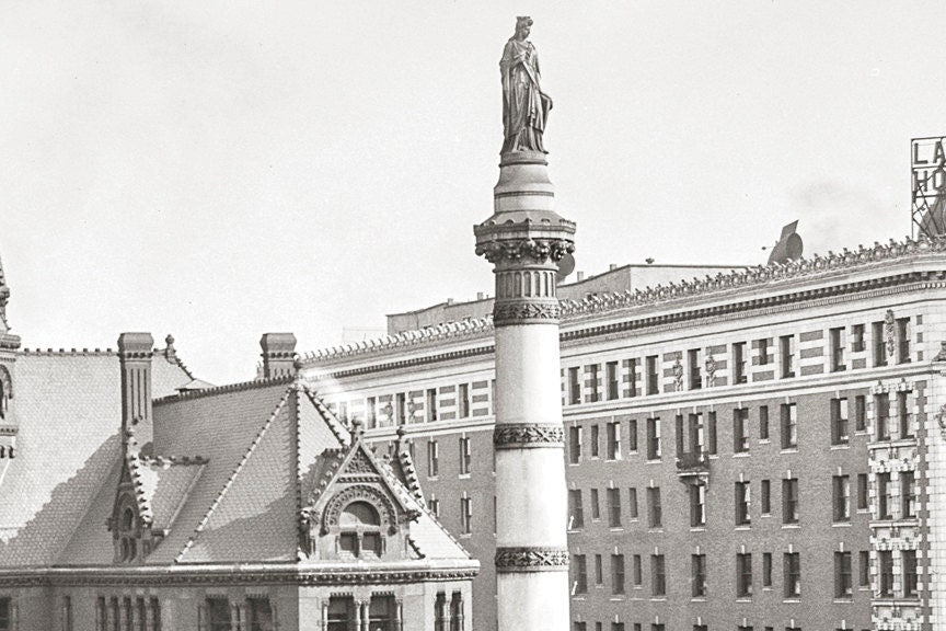 Buffalo NY, Lafayette Square, New York State, 1911 Historical Pix