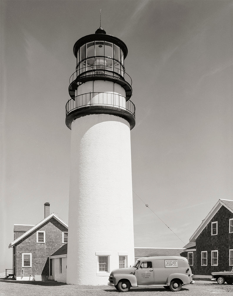 Cape Cod Lighthouse, Truro MA, Highland Road, Barnstable, 1933 Historical Pix