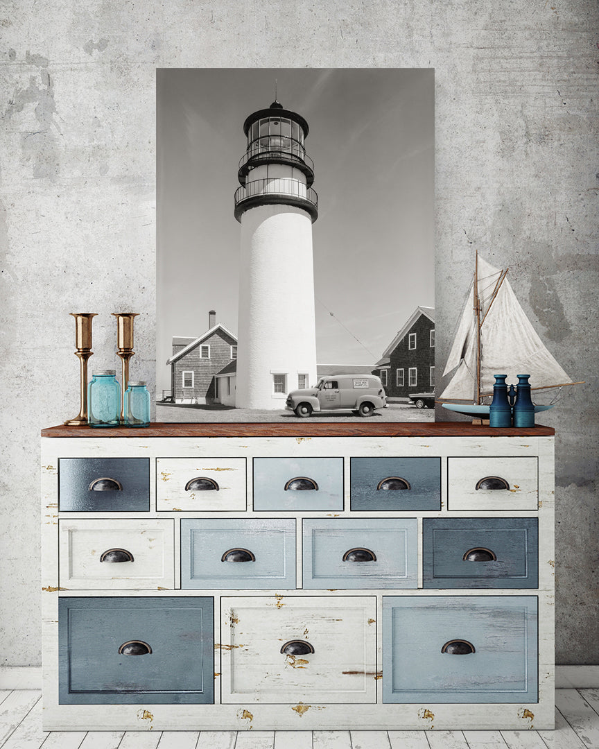 Cape Cod Lighthouse, Truro MA, Highland Road, Barnstable, 1933 Historical Pix