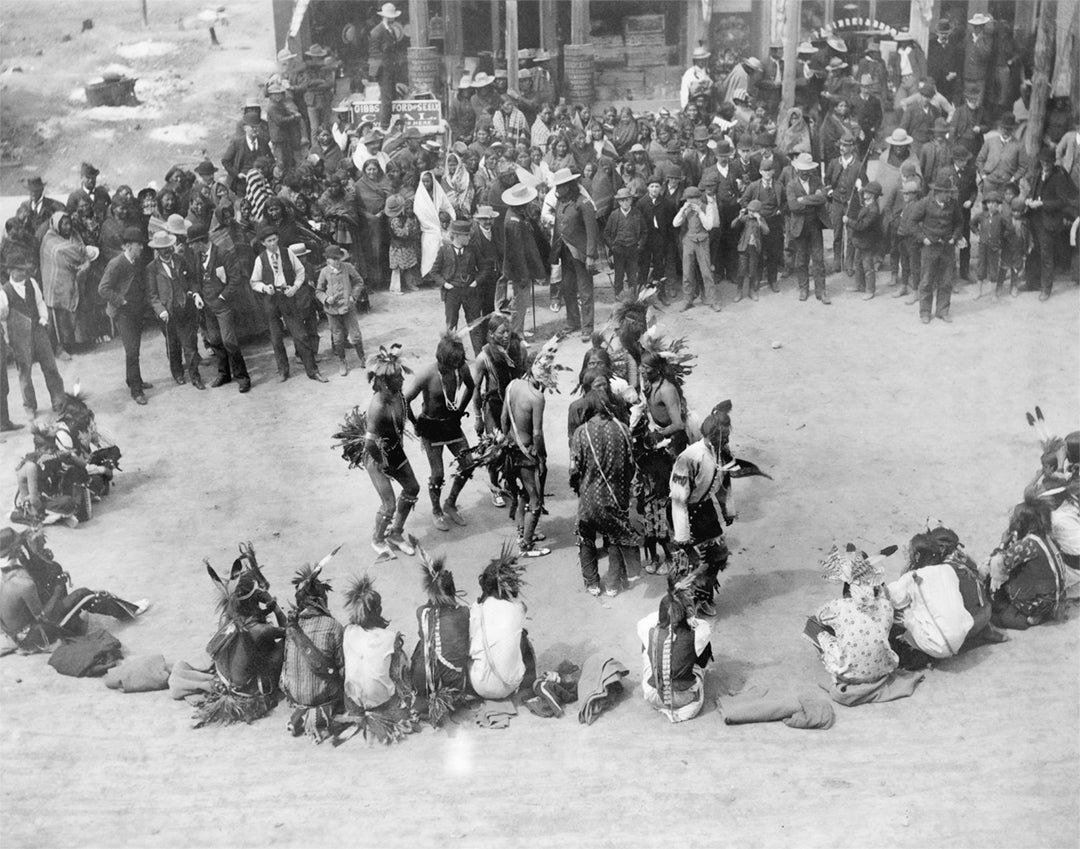 Cheyennes, Montana, Great Omaha Pow-Wow Dance, 1891 Photo Historical Pix