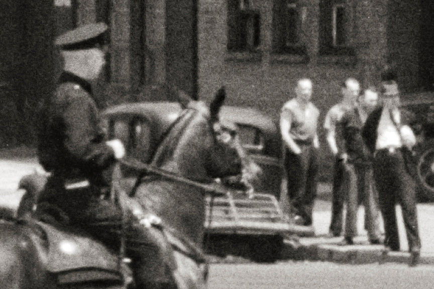 Chicago Police on Horseback, 1941 Historical Pix