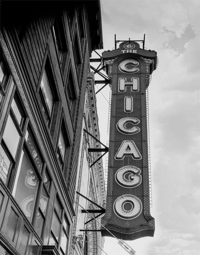 Chicago Theatre Marquee Sign, Chicago IL Historical Pix