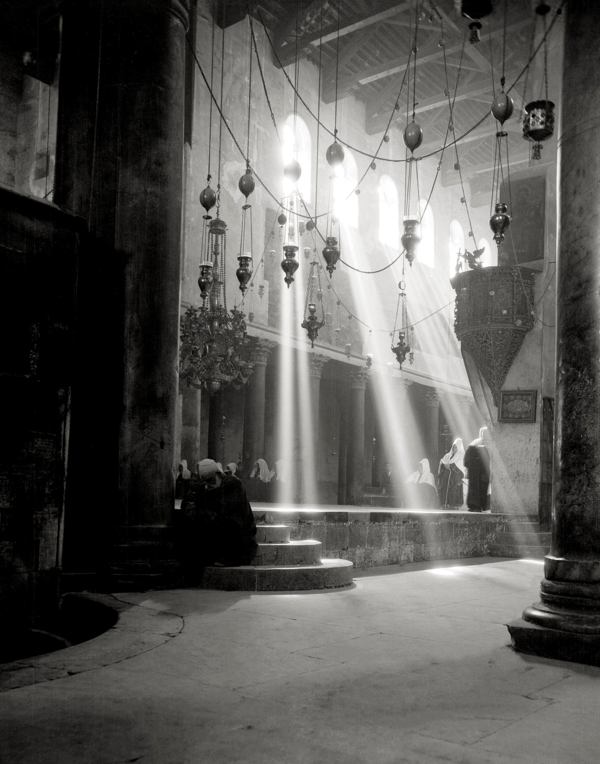 Church of the Nativity, Bethlehem, 1940 Historical Pix