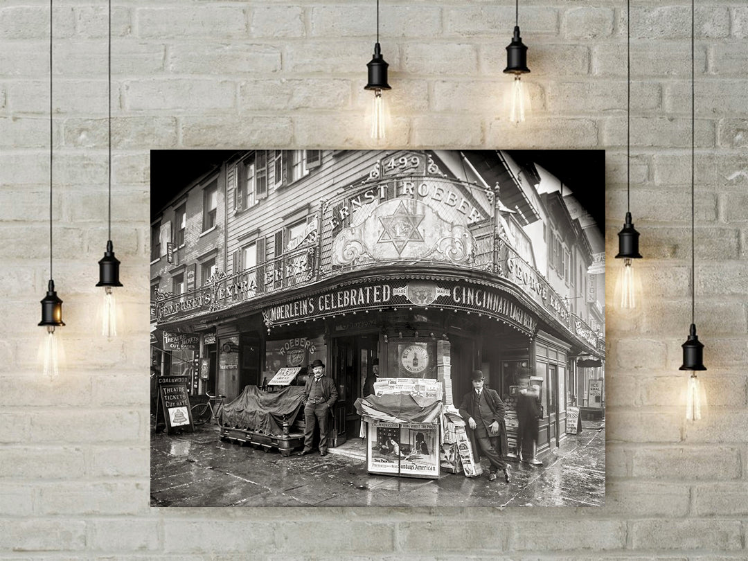 Cincinnati  Bar, Moerlein Taproom, Saloon, 1908 Historical Pix