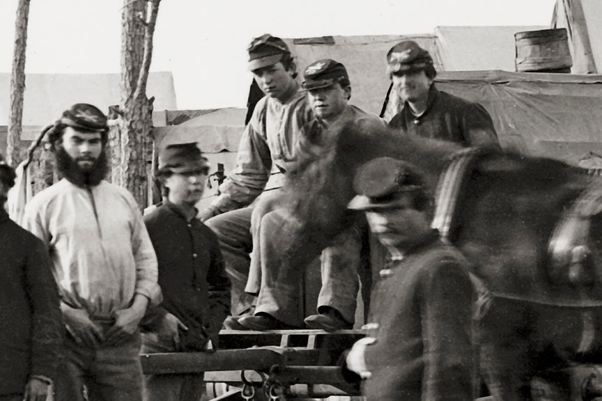 Civil War Winter Camp, 1861, Petersburg Virginia, 13th New York Historical Pix