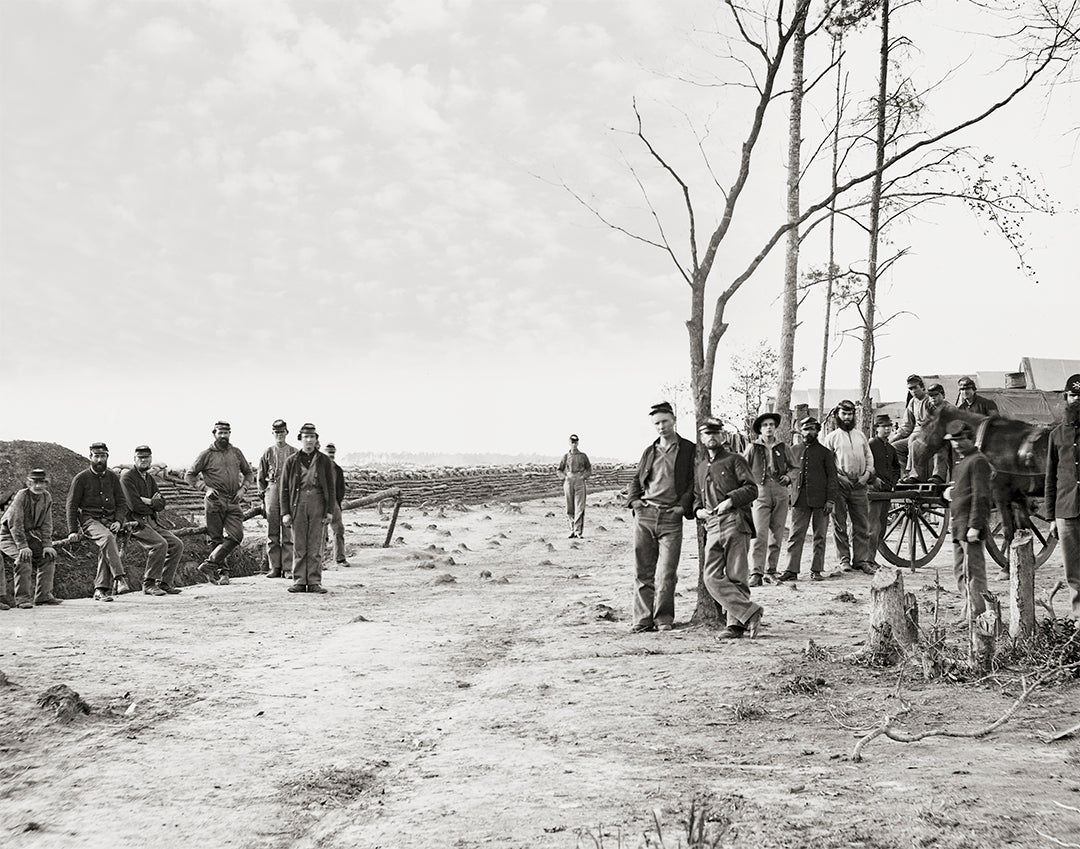 Civil War Winter Camp, 1861, Petersburg Virginia, 13th New York Historical Pix