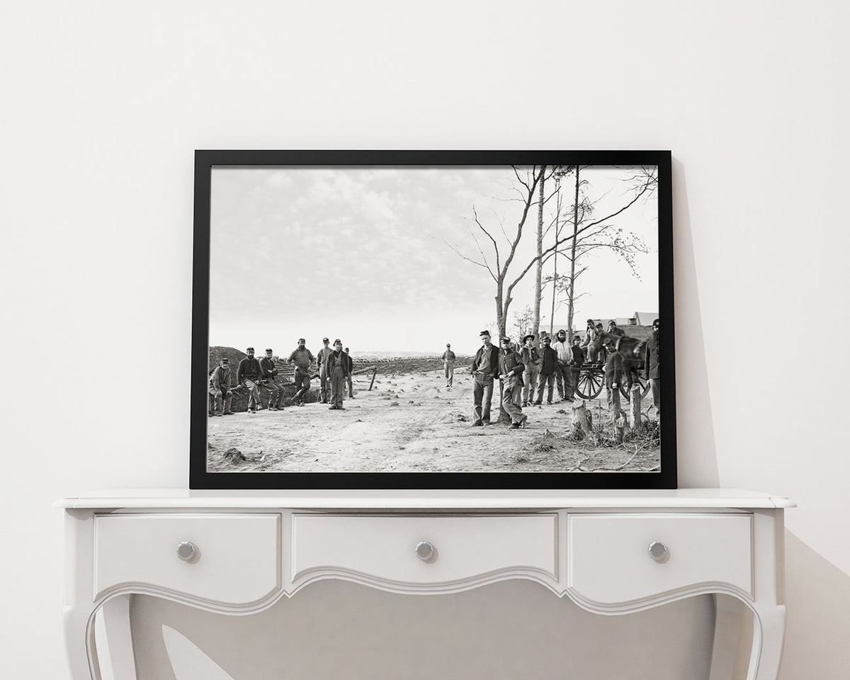 Civil War Winter Camp, 1861, Petersburg Virginia, 13th New York Historical Pix