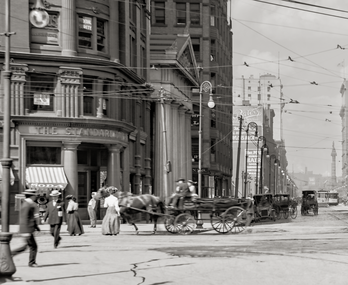 Cleveland Ohio, Euclid Avenue, Early 1900s Historical Pix