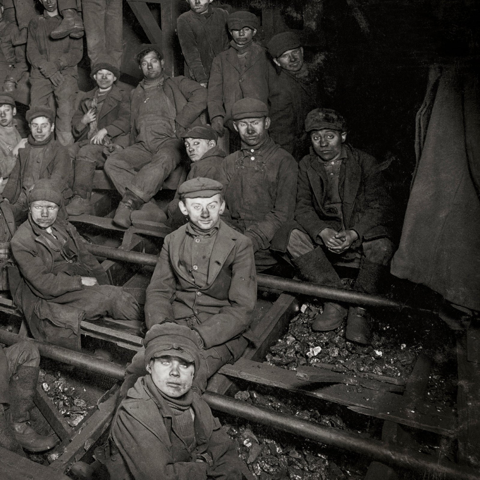 Coal Miners, Lewis Hine, South Pittston, Pennsylvania, 1911 Historical Pix