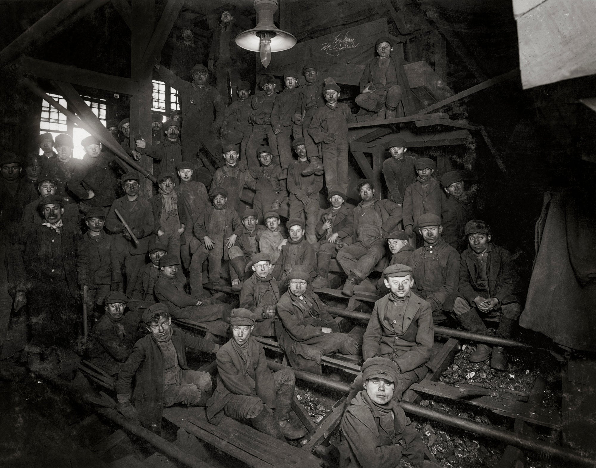 Coal Miners, Lewis Hine, South Pittston, Pennsylvania, 1911 Historical Pix