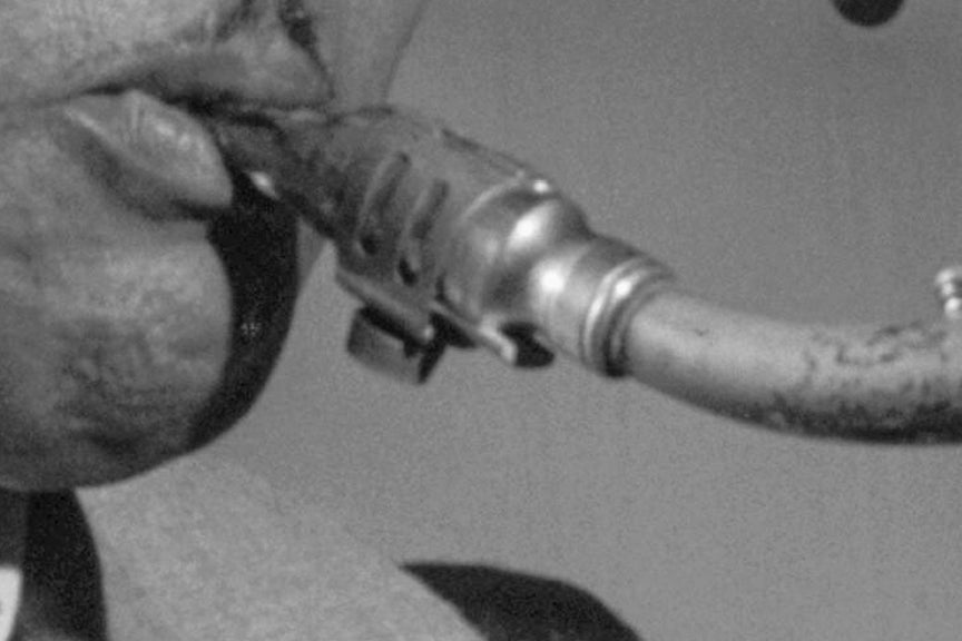 Coleman Hawkins and Miles Davis, 1947 Historical Pix