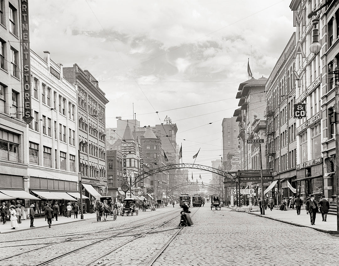 Columbus Ohio, High Street, Early 1900s Historical Pix