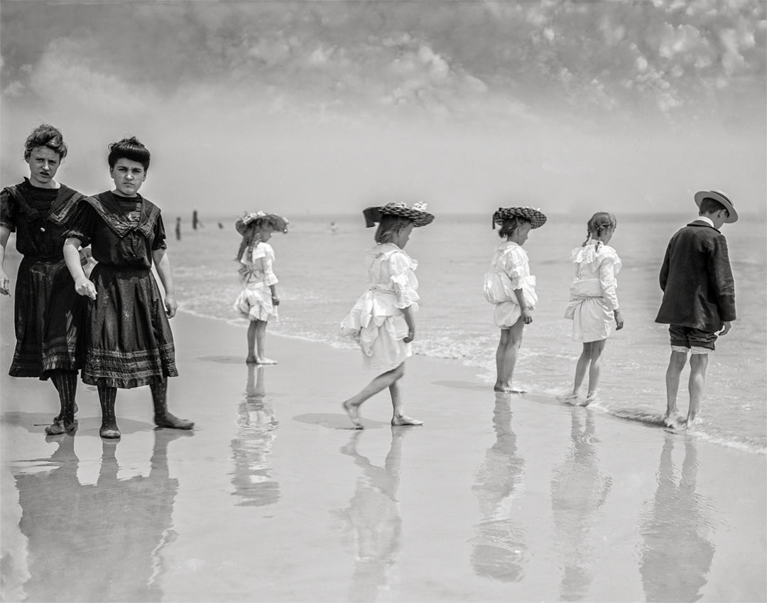 Coney Island Beach Photo, 1900 - Historical Pix