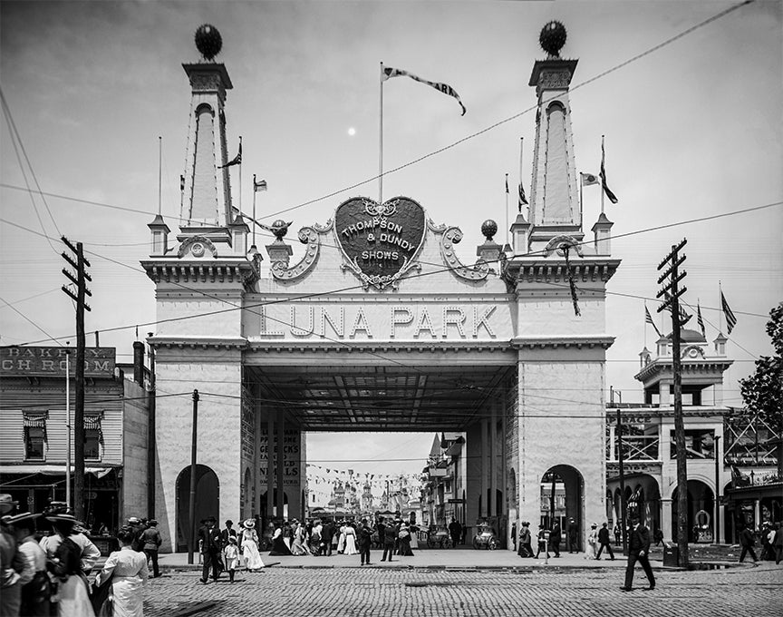 Coney Island, Entrance to Luna Park Photo, NY,  1905 Historical Pix