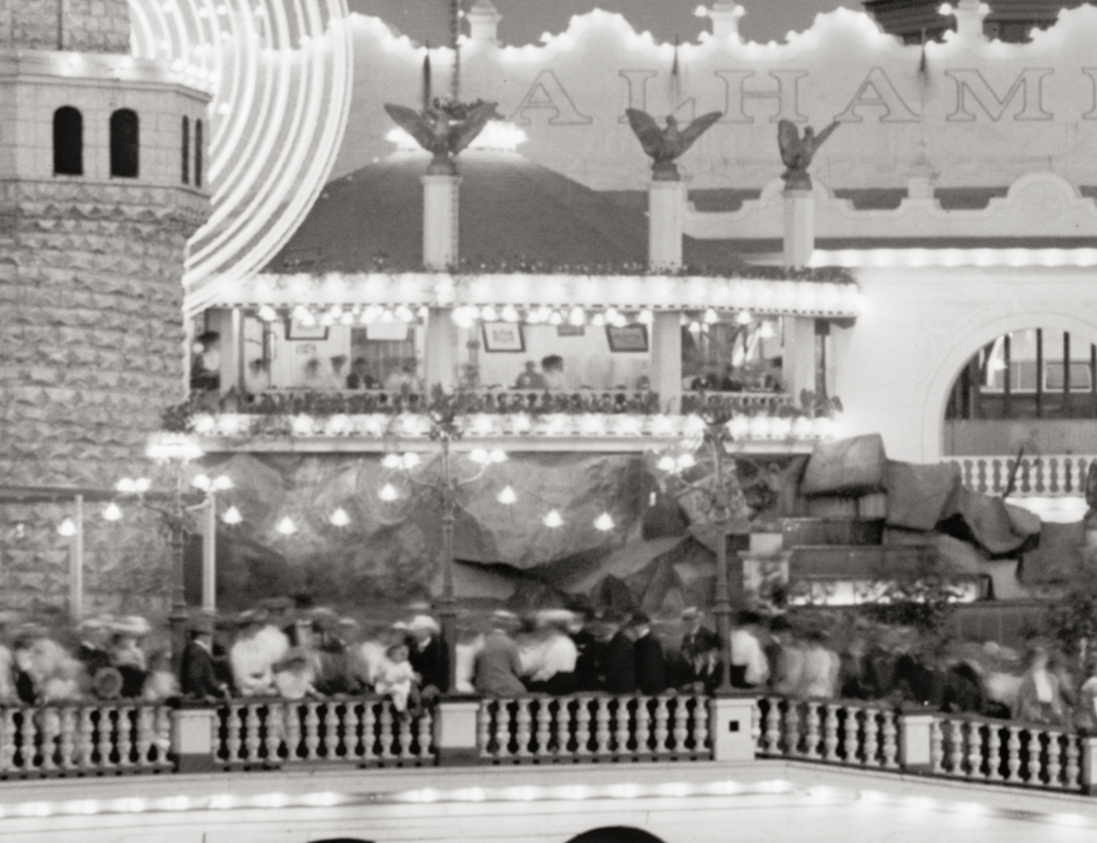 Coney Island, Luna Park, The Electric Tower At Night, 1903 Historical Pix