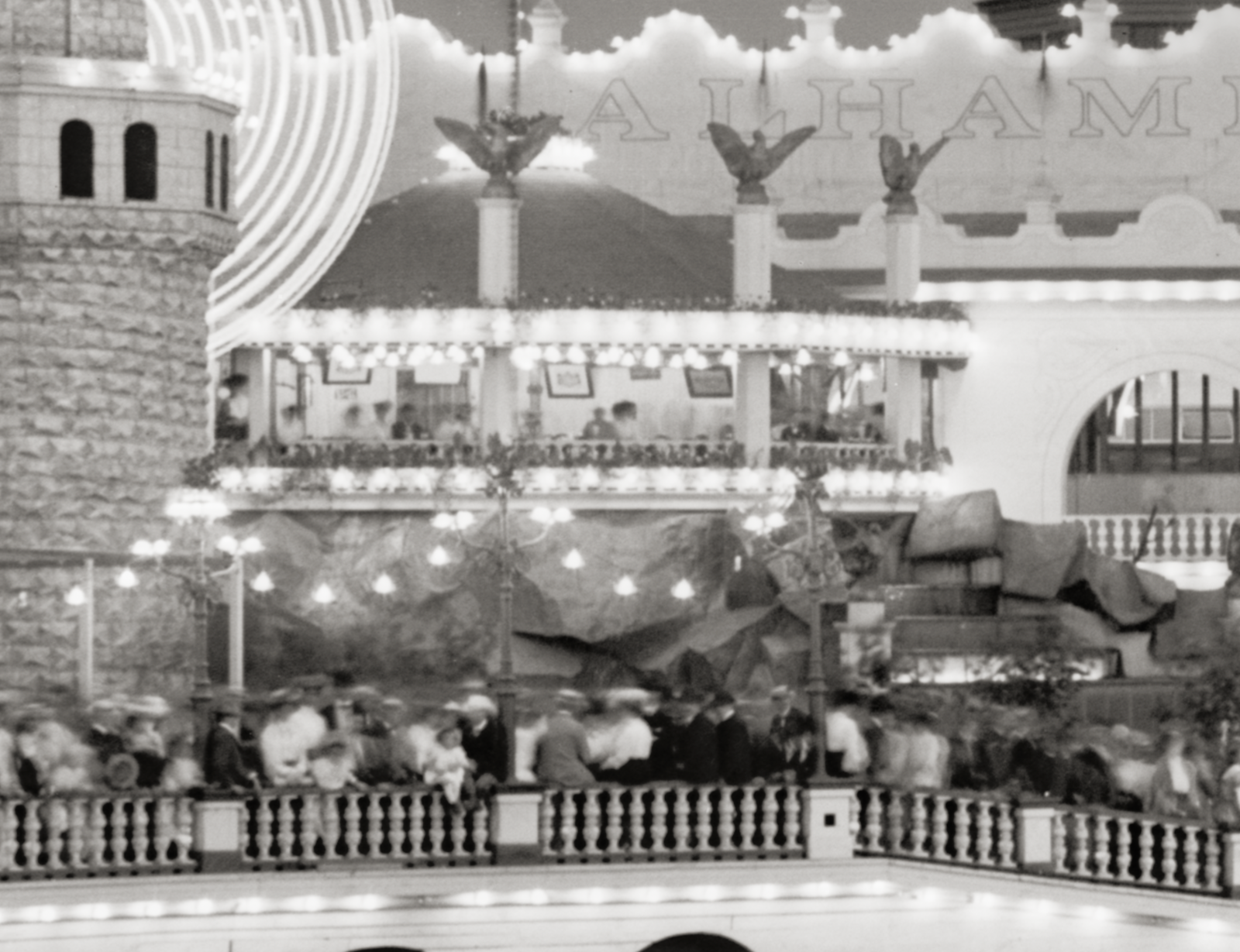 Coney Island, Luna Park, The Electric Tower At Night, 1903 Historical Pix