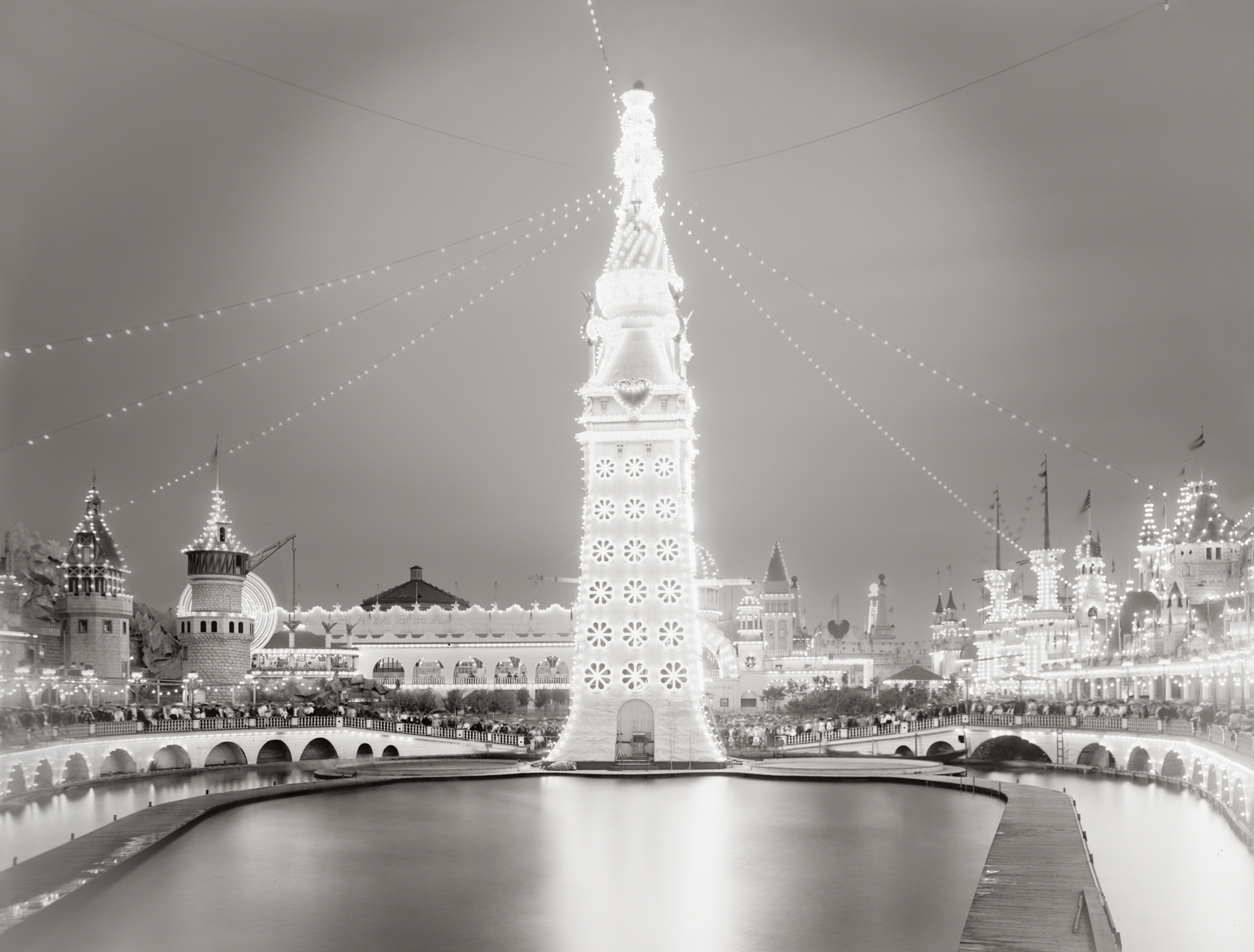 Coney Island, Luna Park, The Electric Tower At Night, 1903 Historical Pix