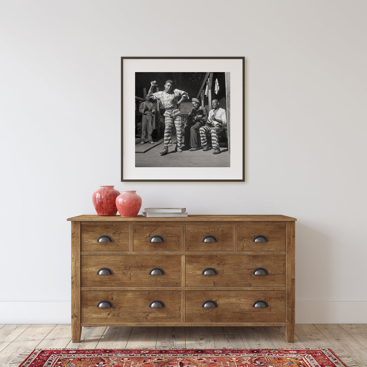 Convict Camp Music-Making and Dancing, Greene County, Georgia, Jack Delano, 1941 Historical Pix