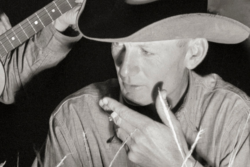 Cowboys Play Music To Pass The Night, 1939 Historical Pix