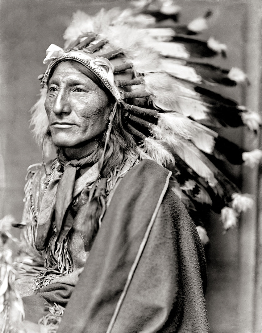 Dakota Native American Portrait, Circa 1900 Historical Pix