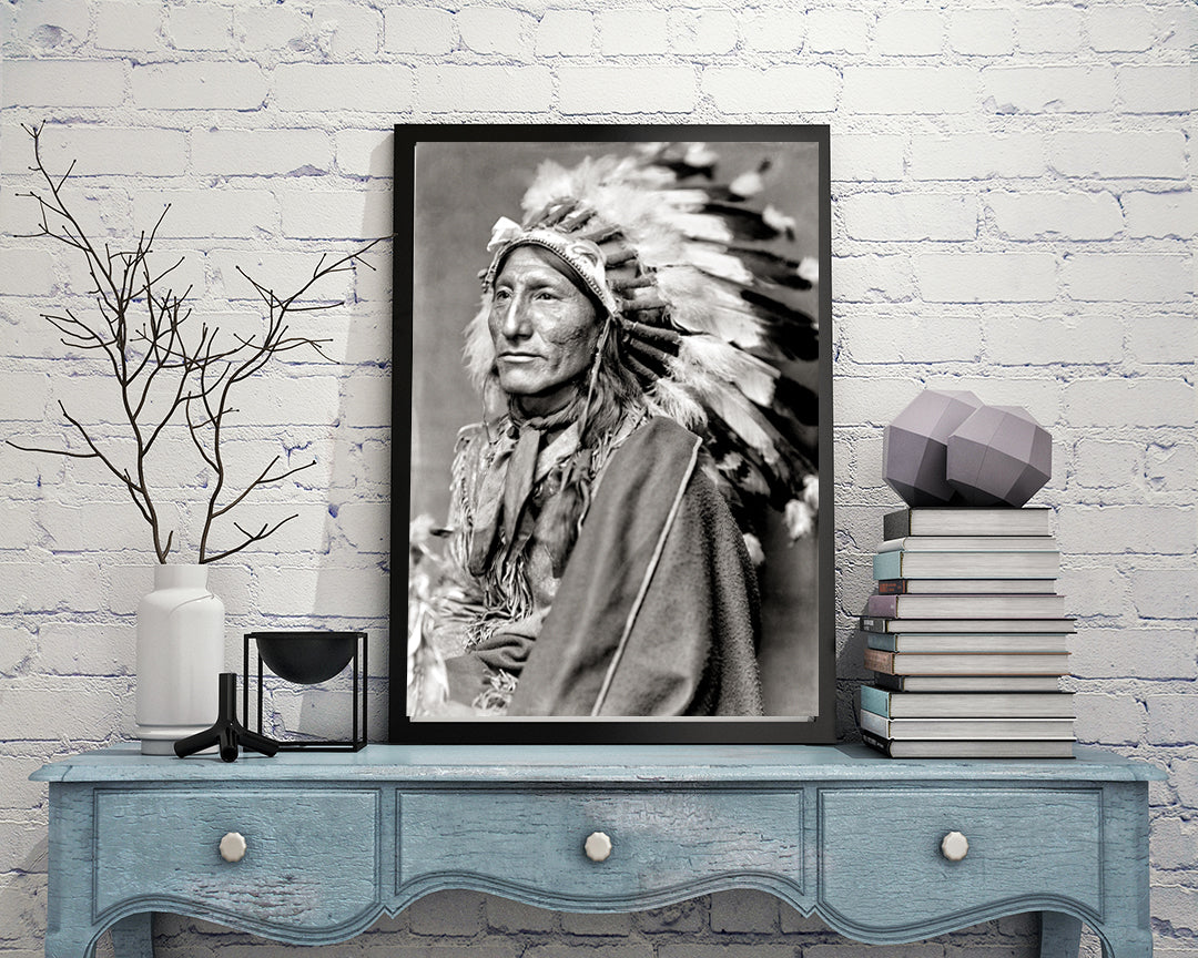 Dakota Native American Portrait, Circa 1900 Historical Pix
