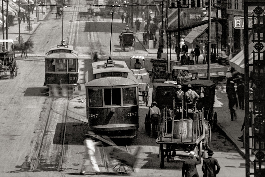 Denver, Arch of Welcome, 17th St, Denver Colorado, 1908 Historical Pix