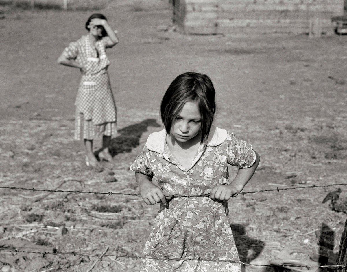 Dorthea Lange, Young Girl Portrait, 1939 Historical Pix