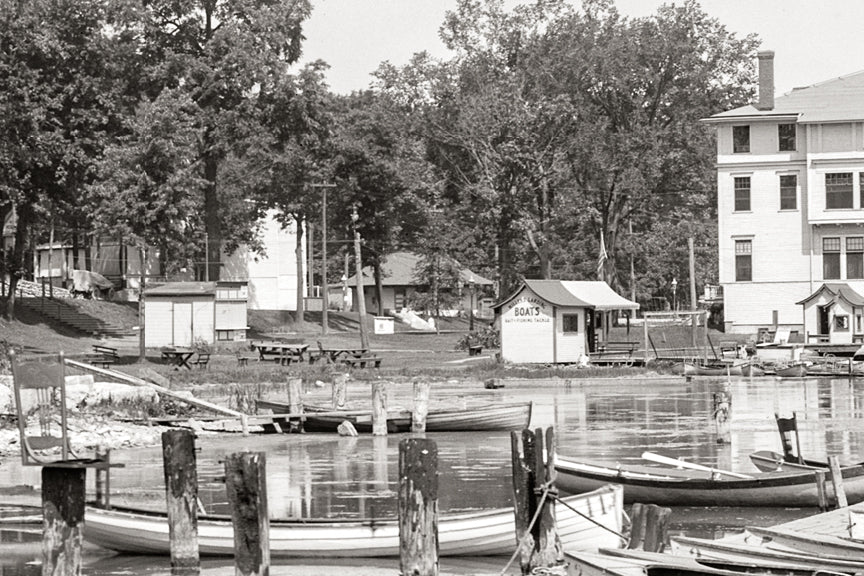 East Grand Rapids Michigan, Reeds Lake, Millers Boat Rentals, 1900 Historical Pix