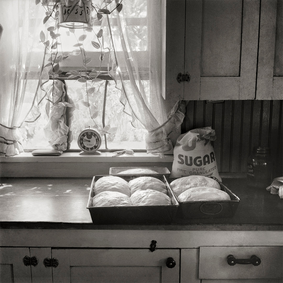 Farm House, Baking Bread, 1939, Nostalgic Photo Historical Pix