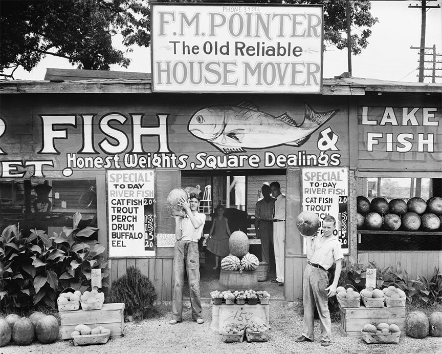 Farm Stand, Birmingham Alabama, early 1900s Historical Pix