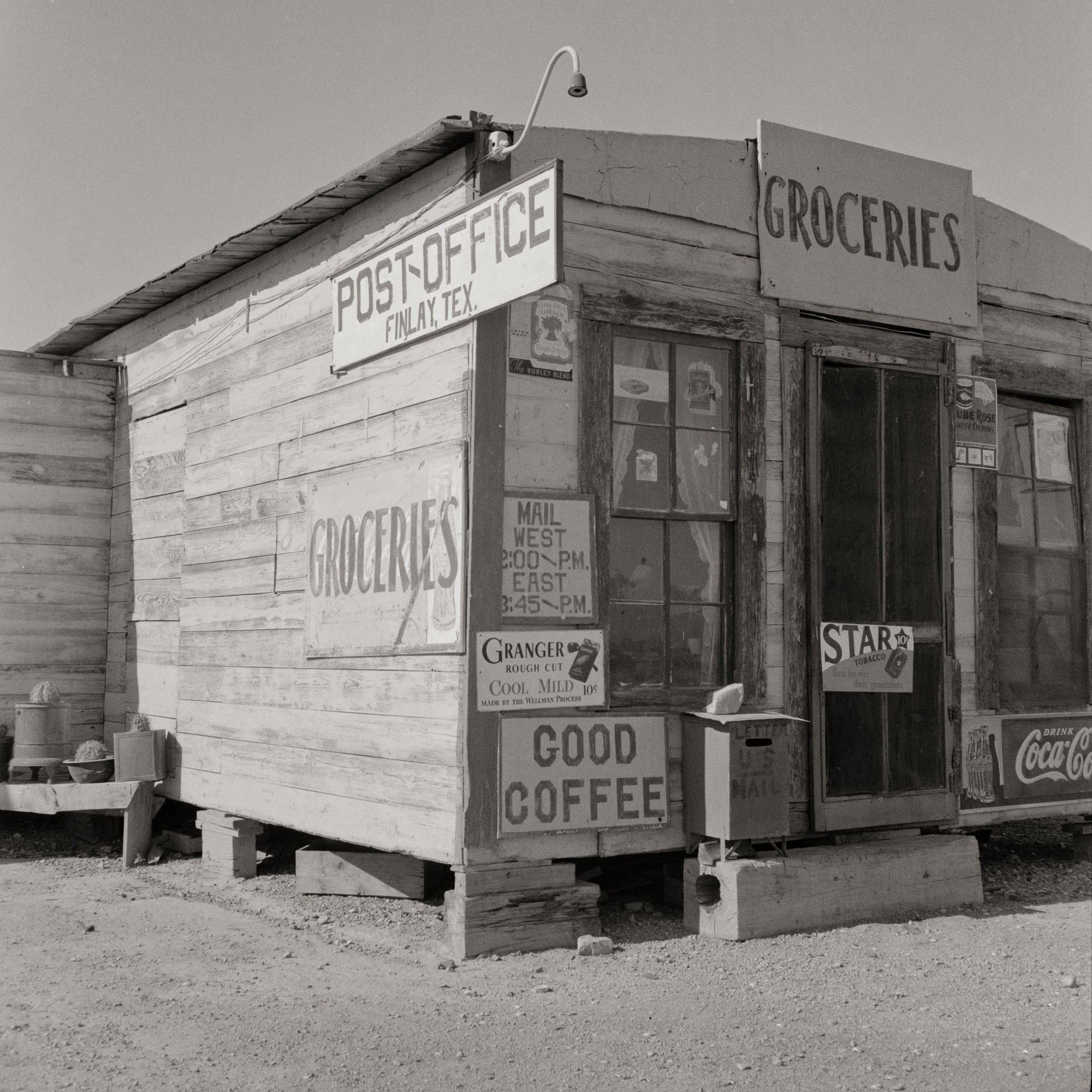 Finlay Texas Post Office, 1937 Historical Pix