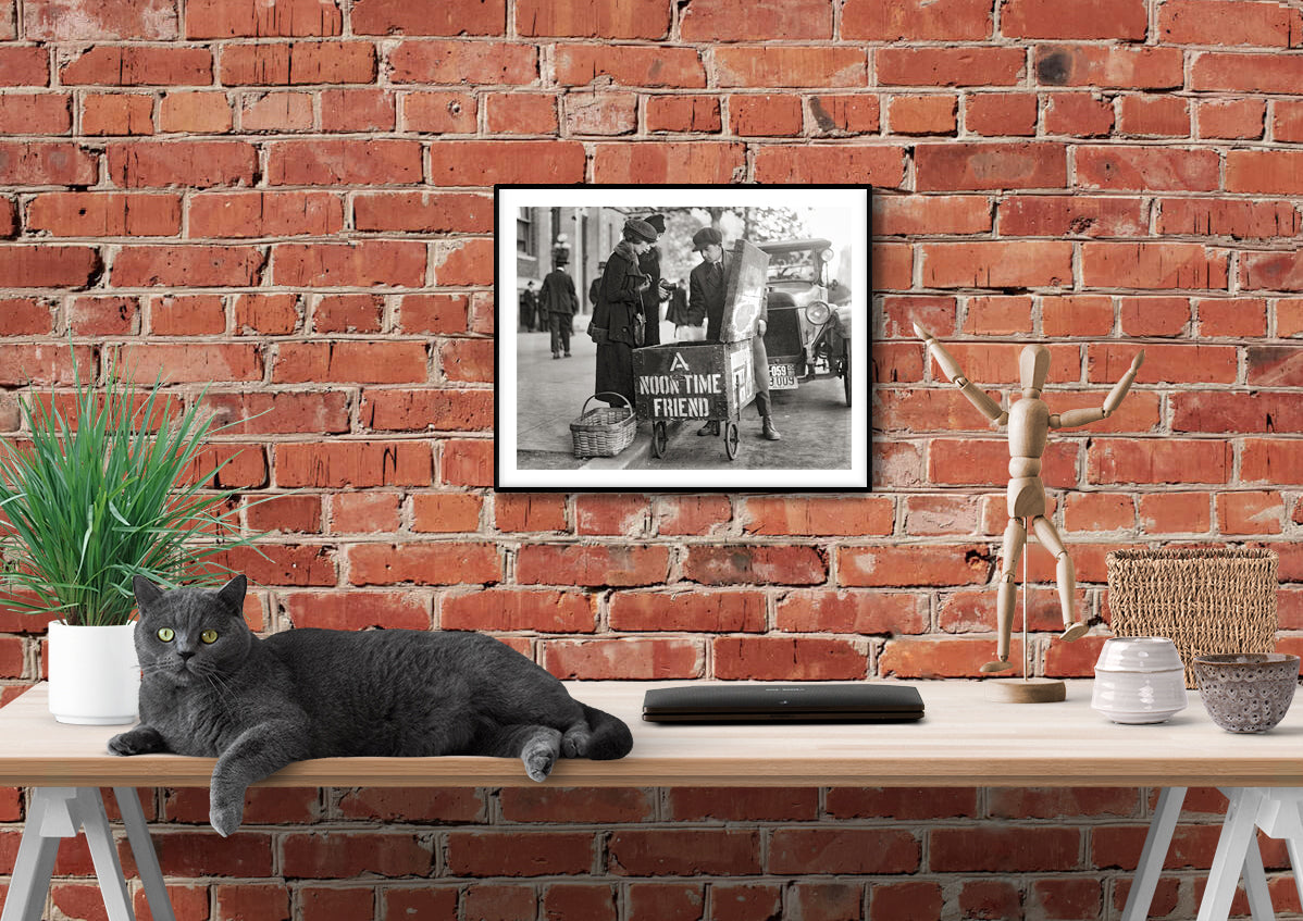 Food Cart, Washington DC, 1918 Historical Pix