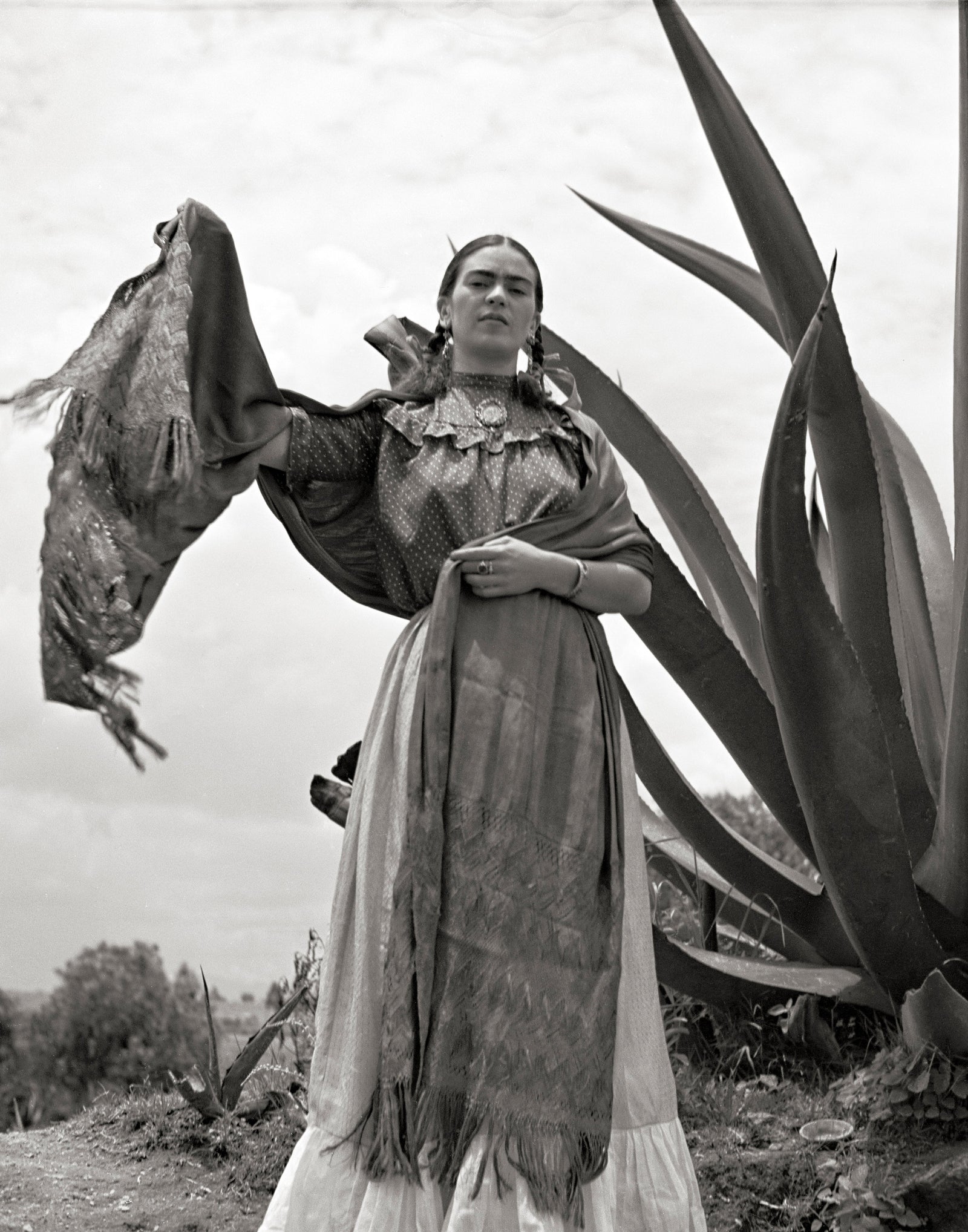 Frida Kahlo Photo, Artist in the Mexican Desert, 1937 Historical Pix