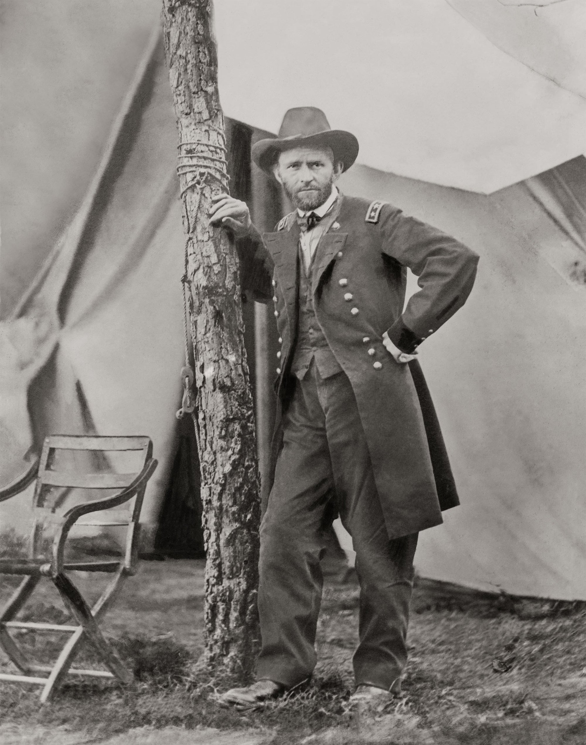 General Ulysses S. Grant, Civil War, Cold Harbor, VA Headquarters, 1864 Historical Pix