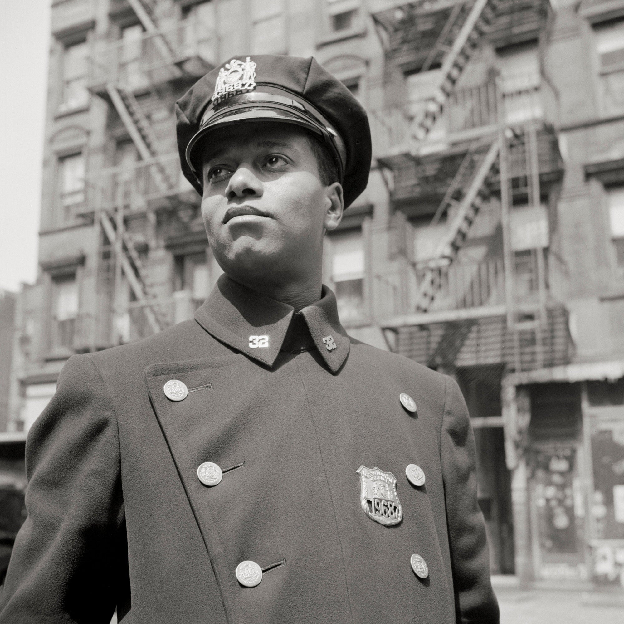 Gordon Park's New York Policeman Photo, 1943 Historical Pix