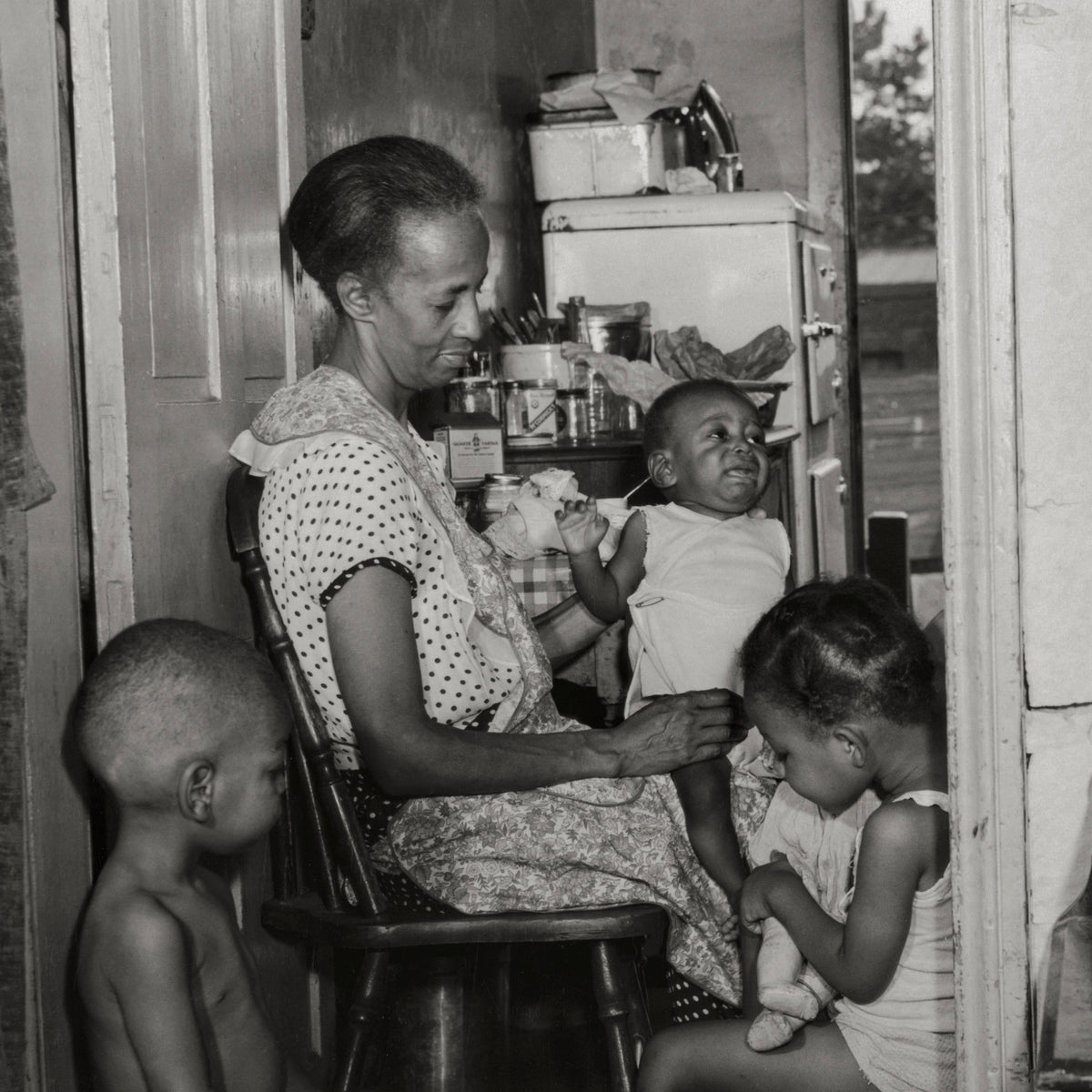 Gordon Parks, African American Photo of Women and Children, 1942 ...