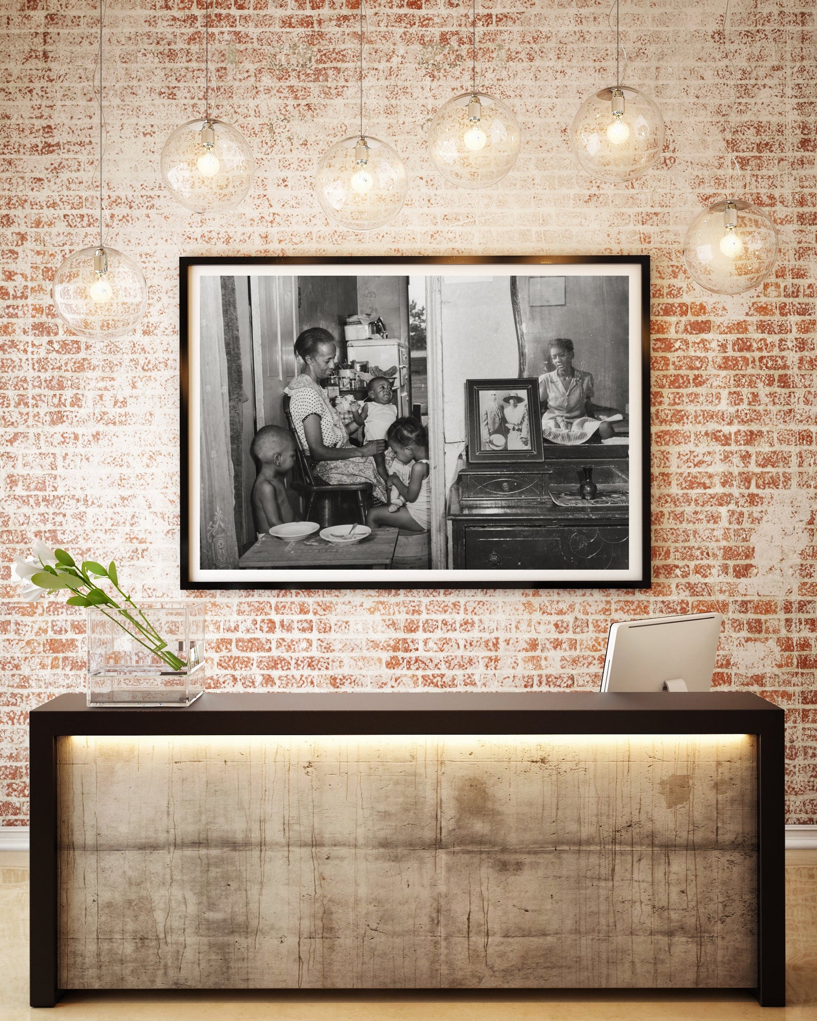 Gordon Parks, African American Photo of Women and Children, 1942 Historical Pix