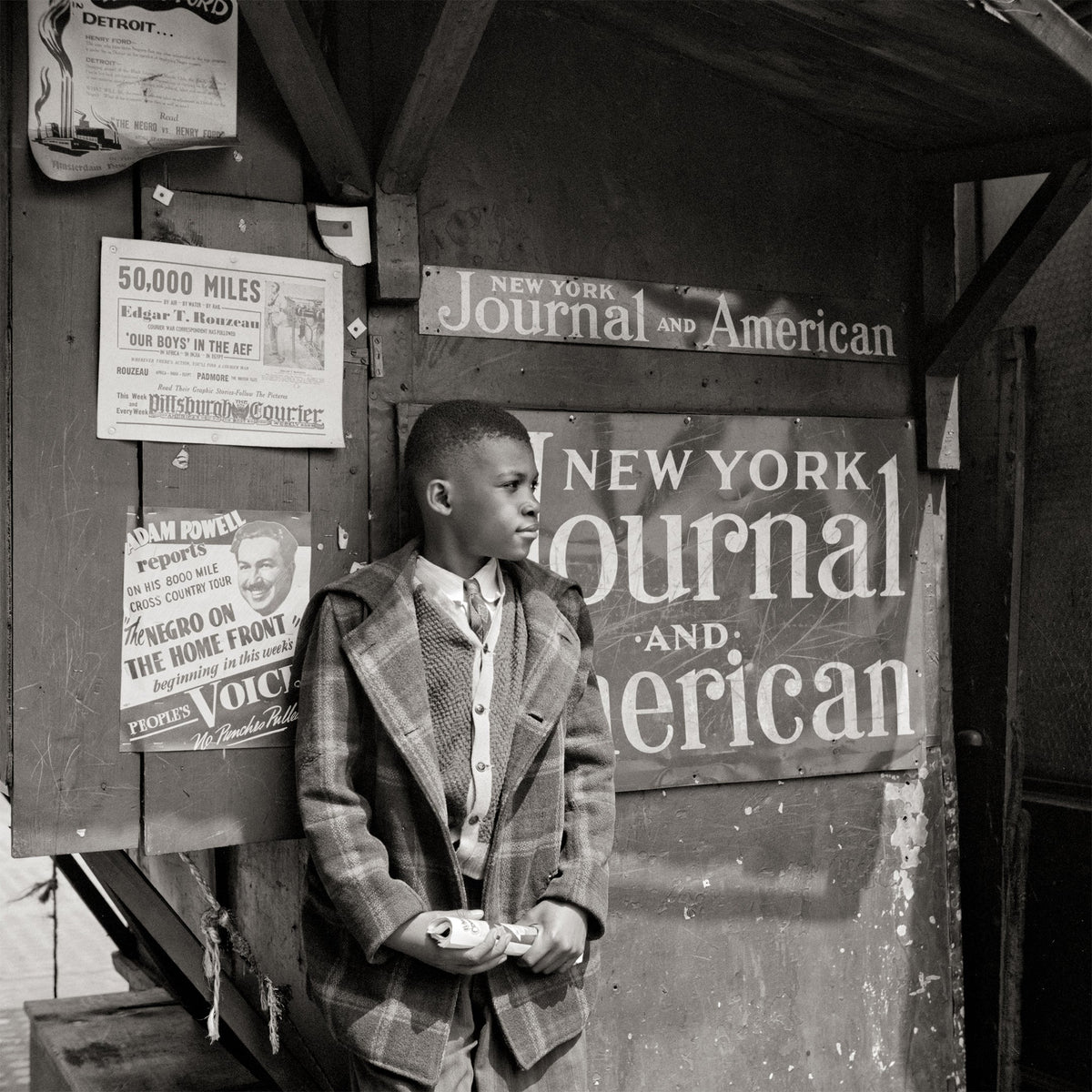 Gordon Parks Two Harlem Newspaper Boys, 1943 Historical Pix