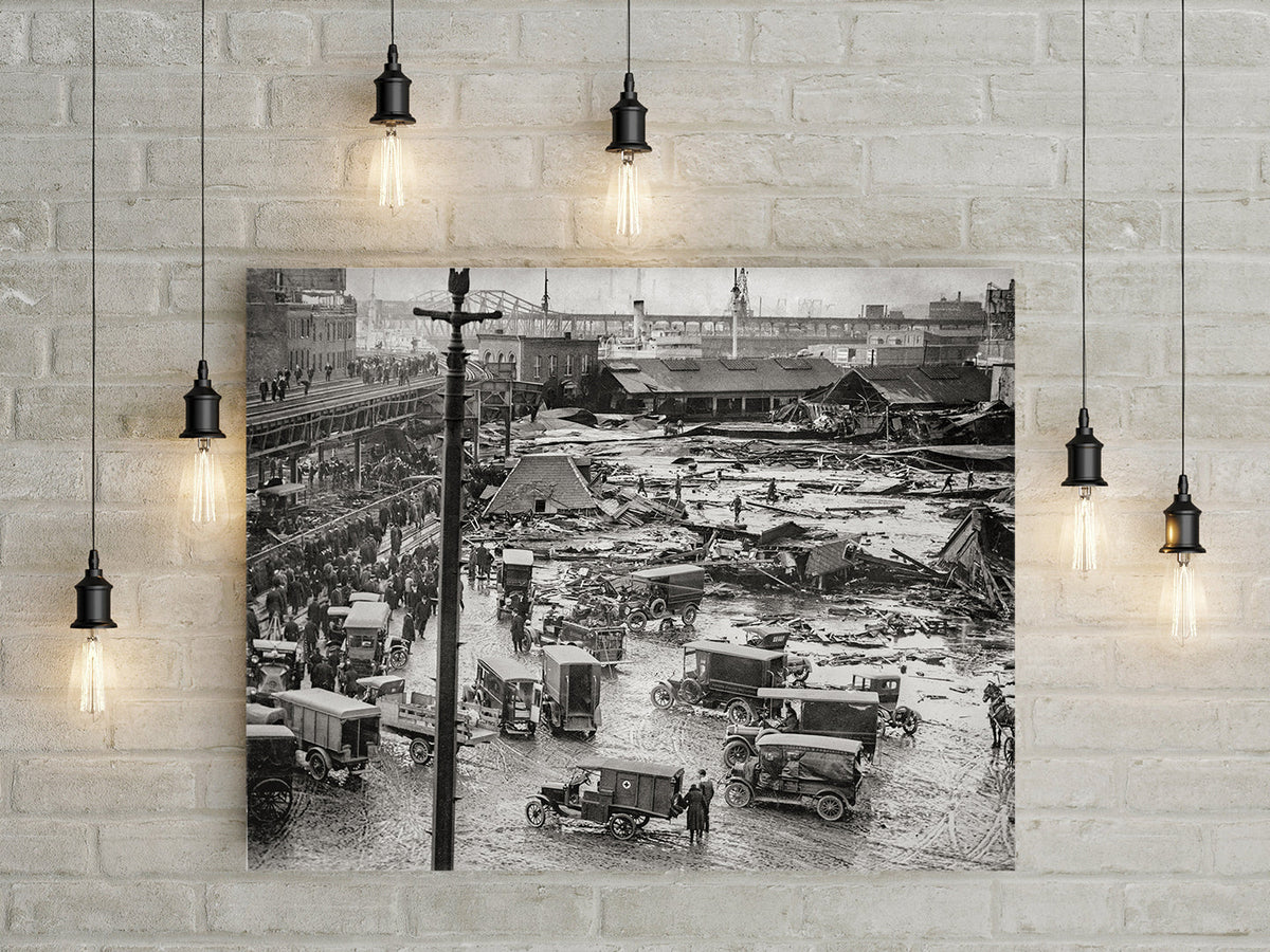 Great Molasses Flood, Boston MA History, 1904 Historical Pix