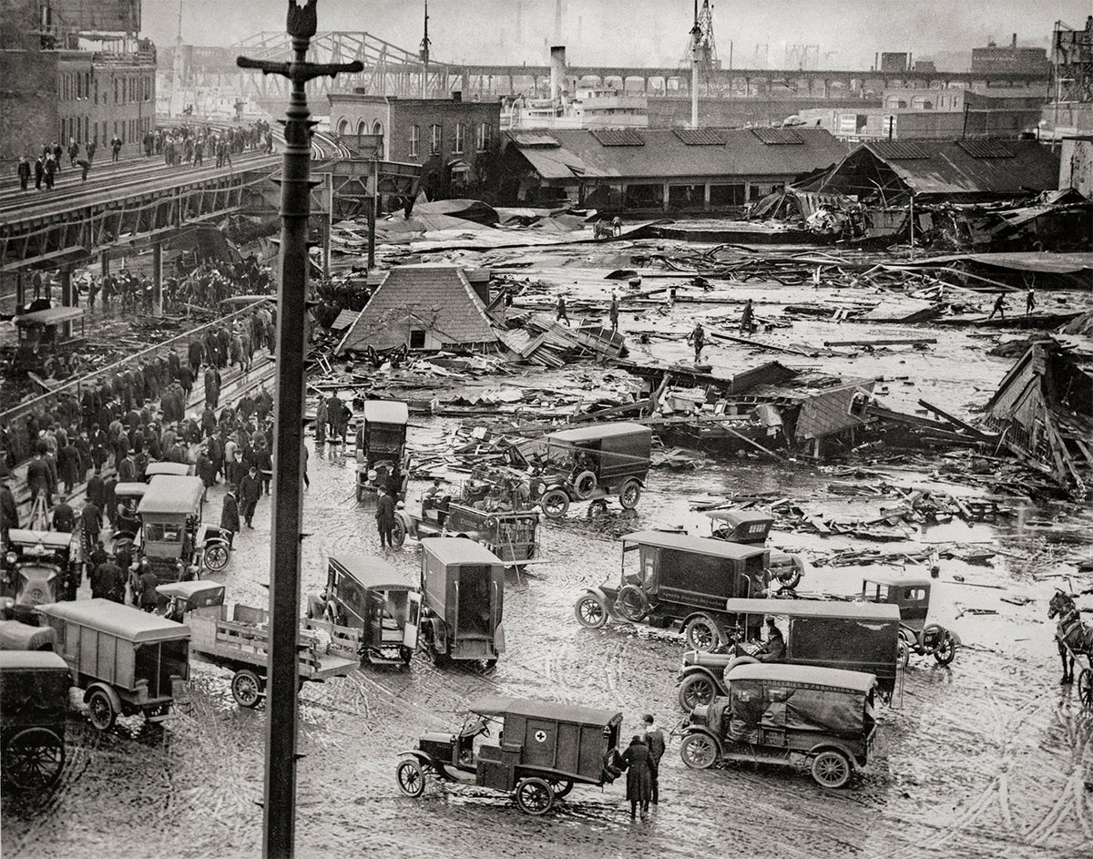 Great Molasses Flood, Boston MA History, 1904 Historical Pix