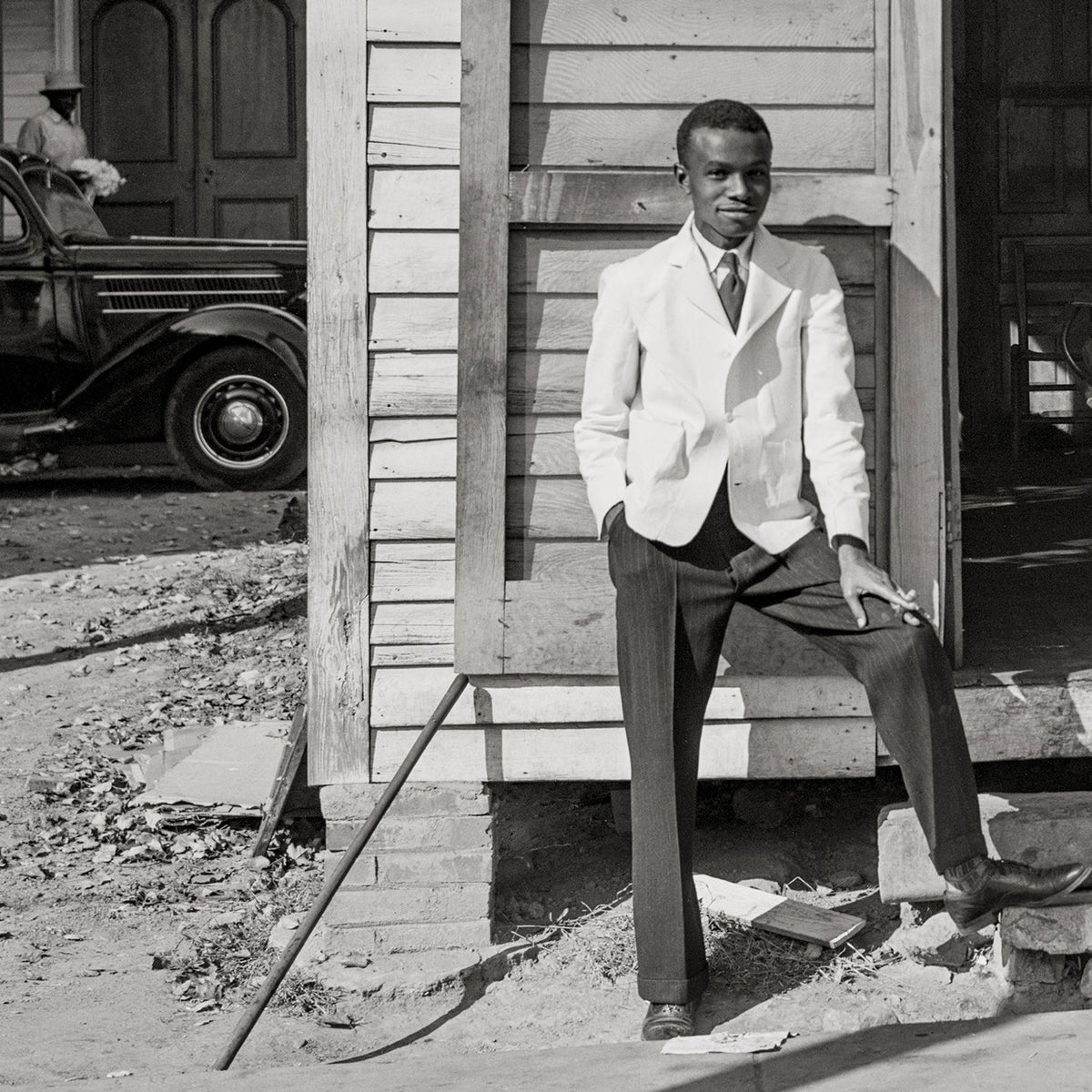 Harlem Barber Shop, 1939, Granville County, North Carolina, by Marion Wolcott Historical Pix